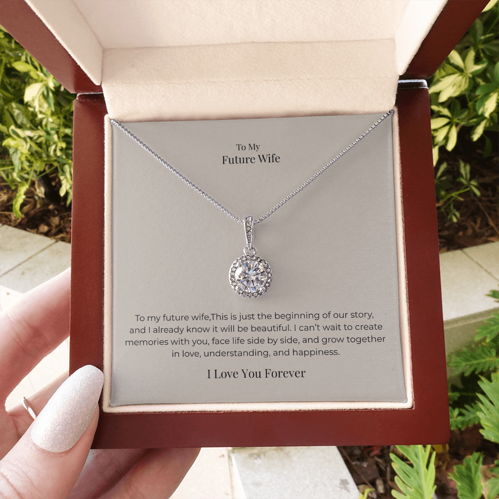 Future Wife Eternal Hope Necklace – Romantic Promise Jewelry Gift for Engagement, Anniversary & Special Occasions