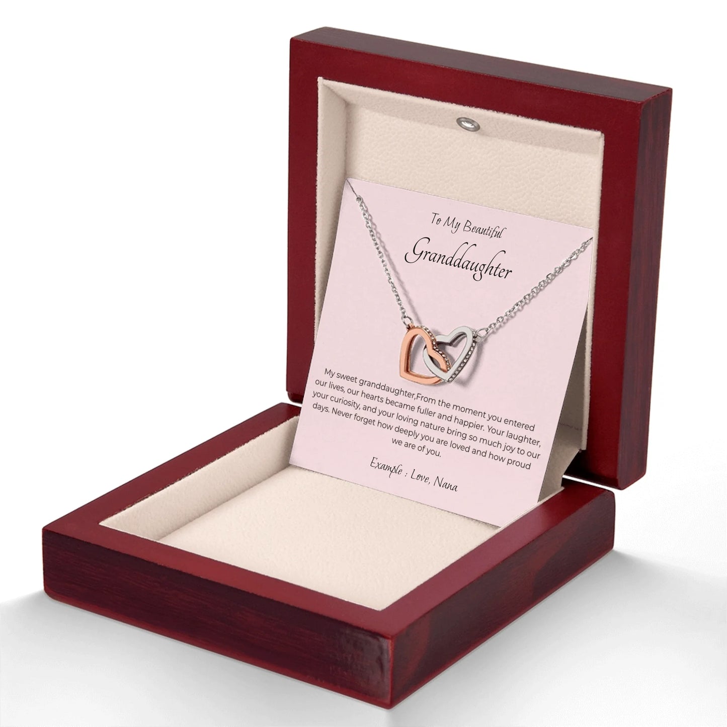 Interlocking Hearts White BG 3