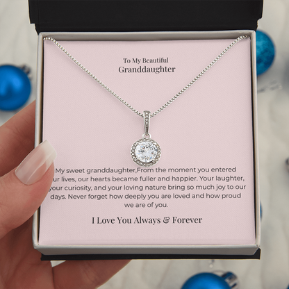 My Granddaughter Eternal Hope Necklace – A Timeless Reminder to Dream Big, Believe in Yourself & Shine Bright