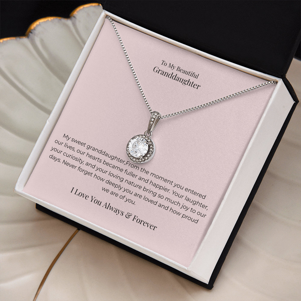 My Granddaughter Eternal Hope Necklace – A Timeless Reminder to Dream Big, Believe in Yourself & Shine Bright