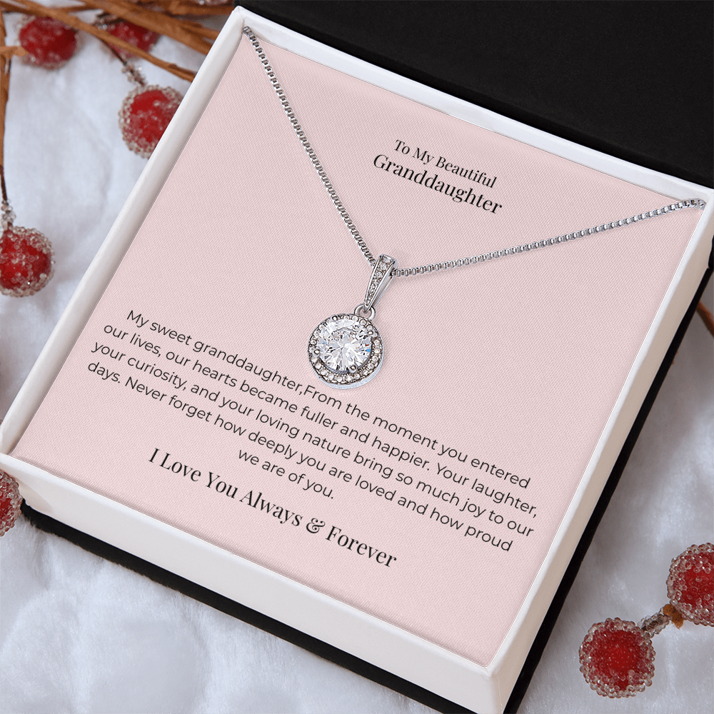 My Granddaughter Eternal Hope Necklace – A Timeless Reminder to Dream Big, Believe in Yourself & Shine Bright
