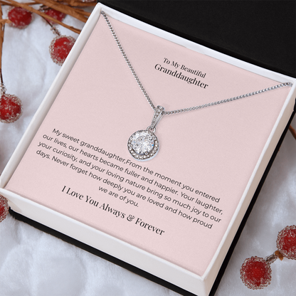 My Granddaughter Eternal Hope Necklace – A Timeless Reminder to Dream Big, Believe in Yourself & Shine Bright