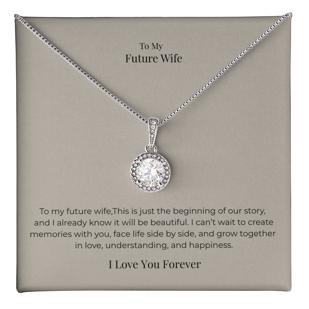 Future Wife Eternal Hope Necklace – Romantic Promise Jewelry Gift for Engagement, Anniversary & Special Occasions