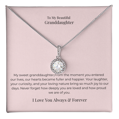 My Granddaughter Eternal Hope Necklace – A Timeless Reminder to Dream Big, Believe in Yourself & Shine Bright