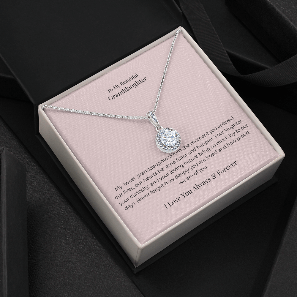 My Granddaughter Eternal Hope Necklace – A Timeless Reminder to Dream Big, Believe in Yourself & Shine Bright