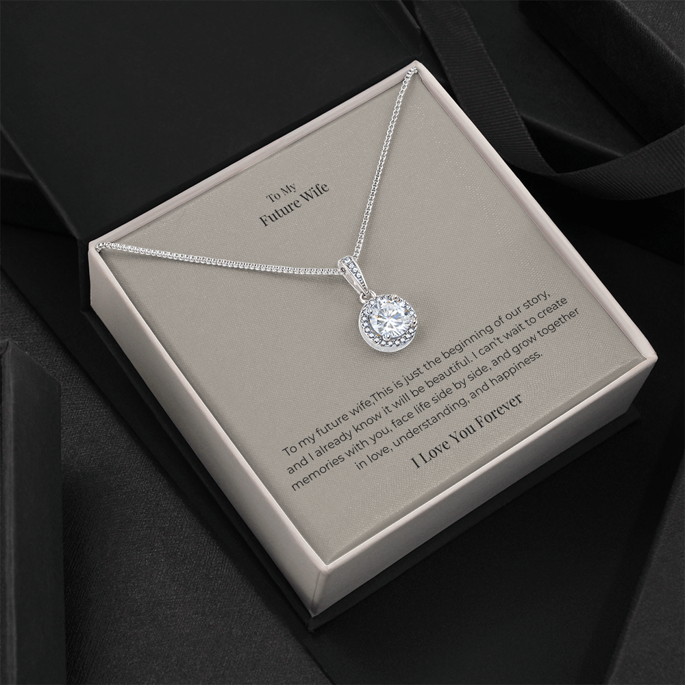 Future Wife Eternal Hope Necklace – Romantic Promise Jewelry Gift for Engagement, Anniversary & Special Occasions