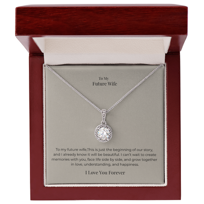 Future Wife Eternal Hope Necklace – Romantic Promise Jewelry Gift for Engagement, Anniversary & Special Occasions