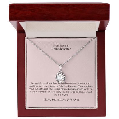 My Granddaughter Eternal Hope Necklace – A Timeless Reminder to Dream Big, Believe in Yourself & Shine Bright