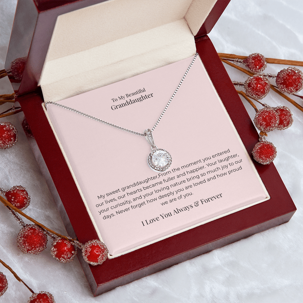 My Granddaughter Eternal Hope Necklace – A Timeless Reminder to Dream Big, Believe in Yourself & Shine Bright