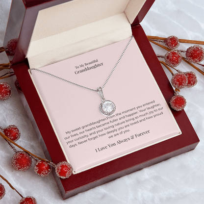 My Granddaughter Eternal Hope Necklace – A Timeless Reminder to Dream Big, Believe in Yourself & Shine Bright