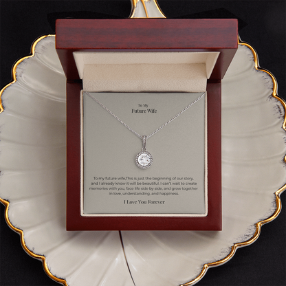 Future Wife Eternal Hope Necklace – Romantic Promise Jewelry Gift for Engagement, Anniversary & Special Occasions