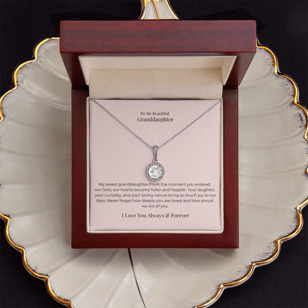 My Granddaughter Eternal Hope Necklace – A Timeless Reminder to Dream Big, Believe in Yourself & Shine Bright