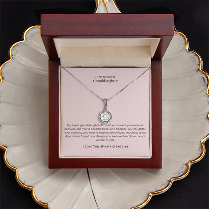 My Granddaughter Eternal Hope Necklace – A Timeless Reminder to Dream Big, Believe in Yourself & Shine Bright