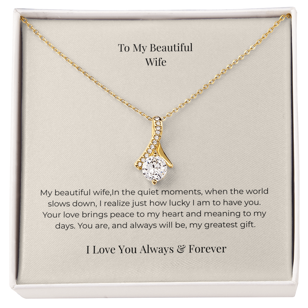 Alluring Beauty Necklace – Elegant Jewelry Gift for Women, Anniversary, Birthday & Valentine's Day