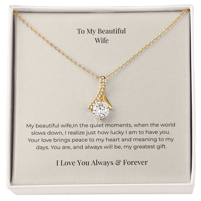 Alluring Beauty Necklace – Elegant Jewelry Gift for Women, Anniversary, Birthday & Valentine's Day