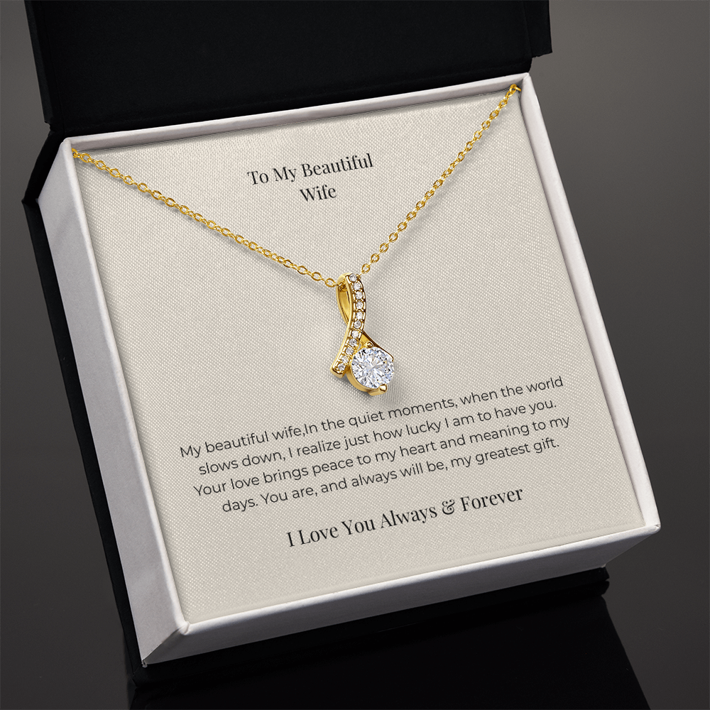 Alluring Beauty Necklace – Elegant Jewelry Gift for Women, Anniversary, Birthday & Valentine's Day