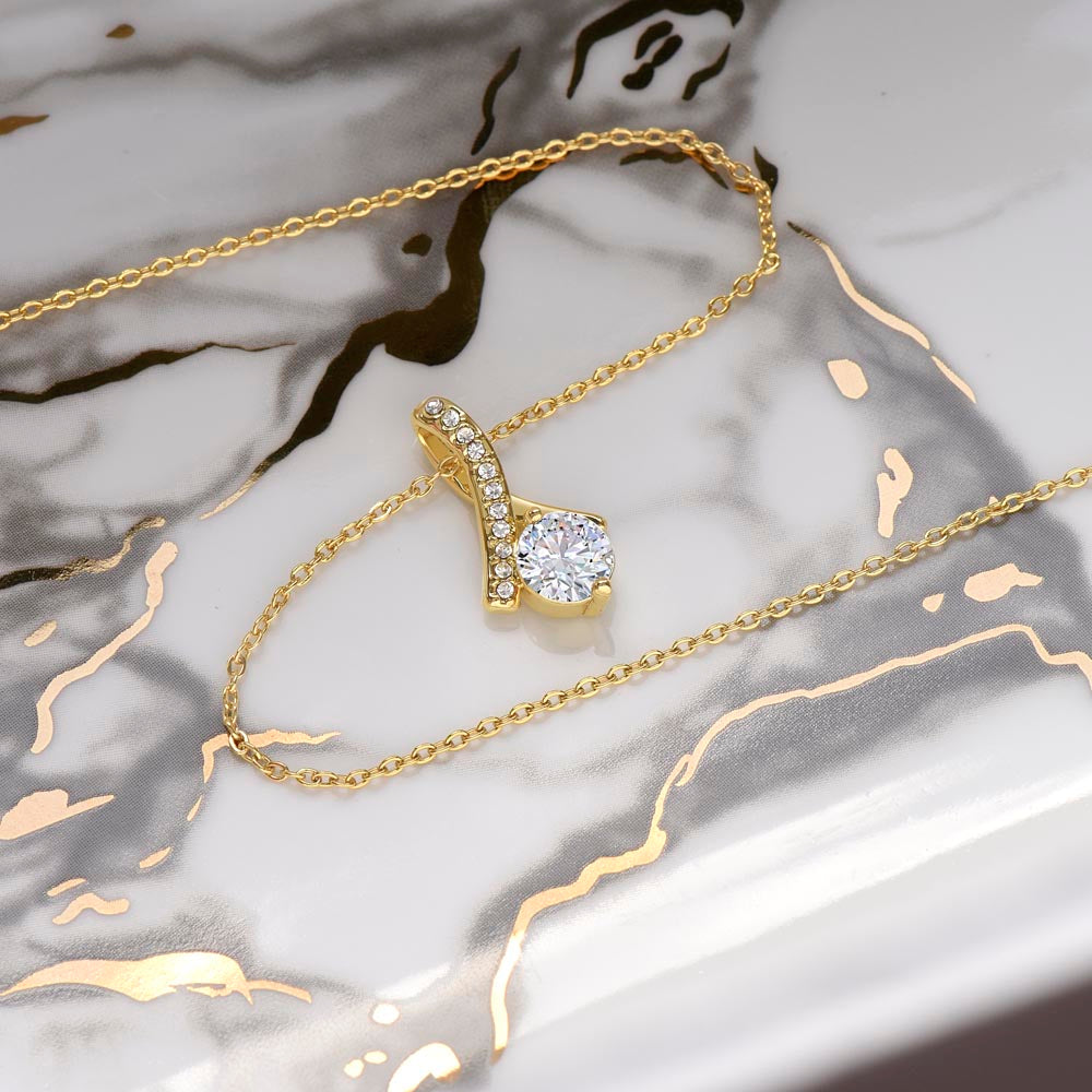 Future Wife Alluring Beauty Necklace – Elegant Romantic Jewelry Gift for Engagement, Proposal & Wedding Journey
