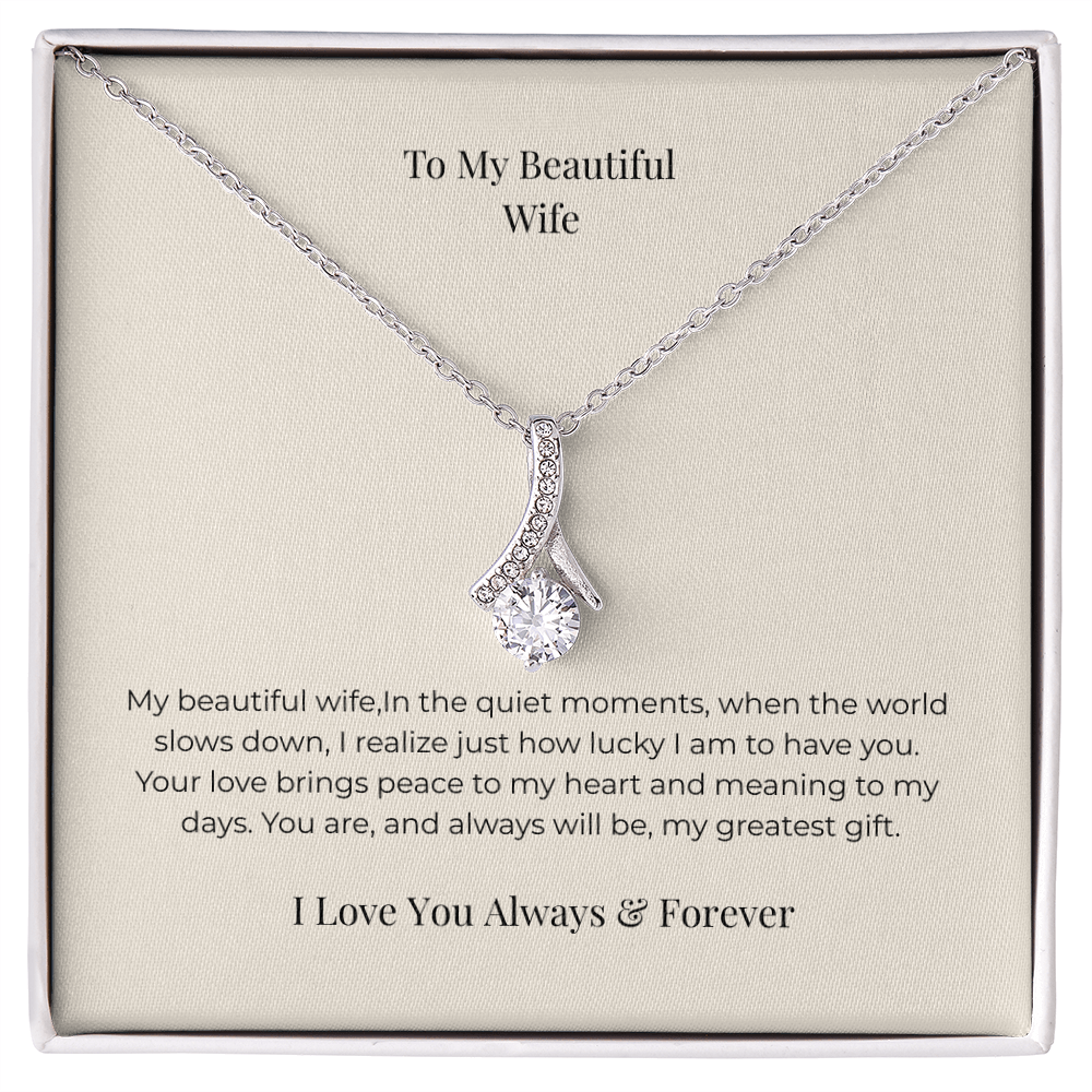Alluring Beauty Necklace – Elegant Jewelry Gift for Women, Anniversary, Birthday & Valentine's Day