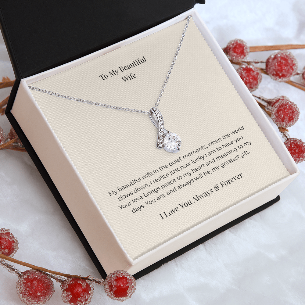 Alluring Beauty Necklace – Elegant Jewelry Gift for Women, Anniversary, Birthday & Valentine's Day