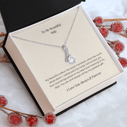 Alluring Beauty Necklace – Elegant Jewelry Gift for Women, Anniversary, Birthday & Valentine's Day