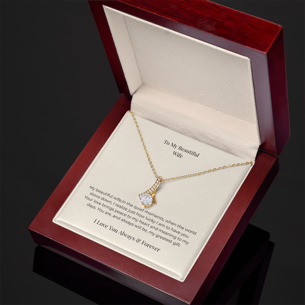 Alluring Beauty Necklace – Elegant Jewelry Gift for Women, Anniversary, Birthday & Valentine's Day