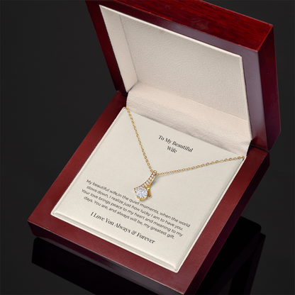 Alluring Beauty Necklace – Elegant Jewelry Gift for Women, Anniversary, Birthday & Valentine's Day