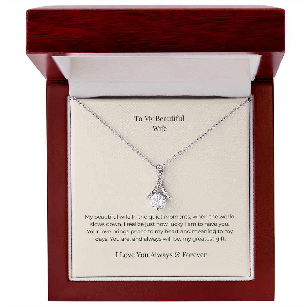 Alluring Beauty Necklace – Elegant Jewelry Gift for Women, Anniversary, Birthday & Valentine's Day