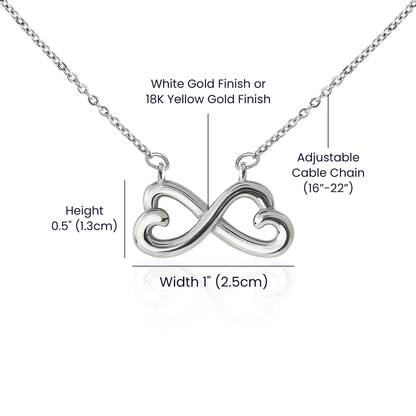 Future Wife Endless Love Necklace – Romantic Jewelry Gift for Engagement, Proposal & Wedding Journey